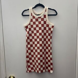 Old Navy Racerback Checkered Dress